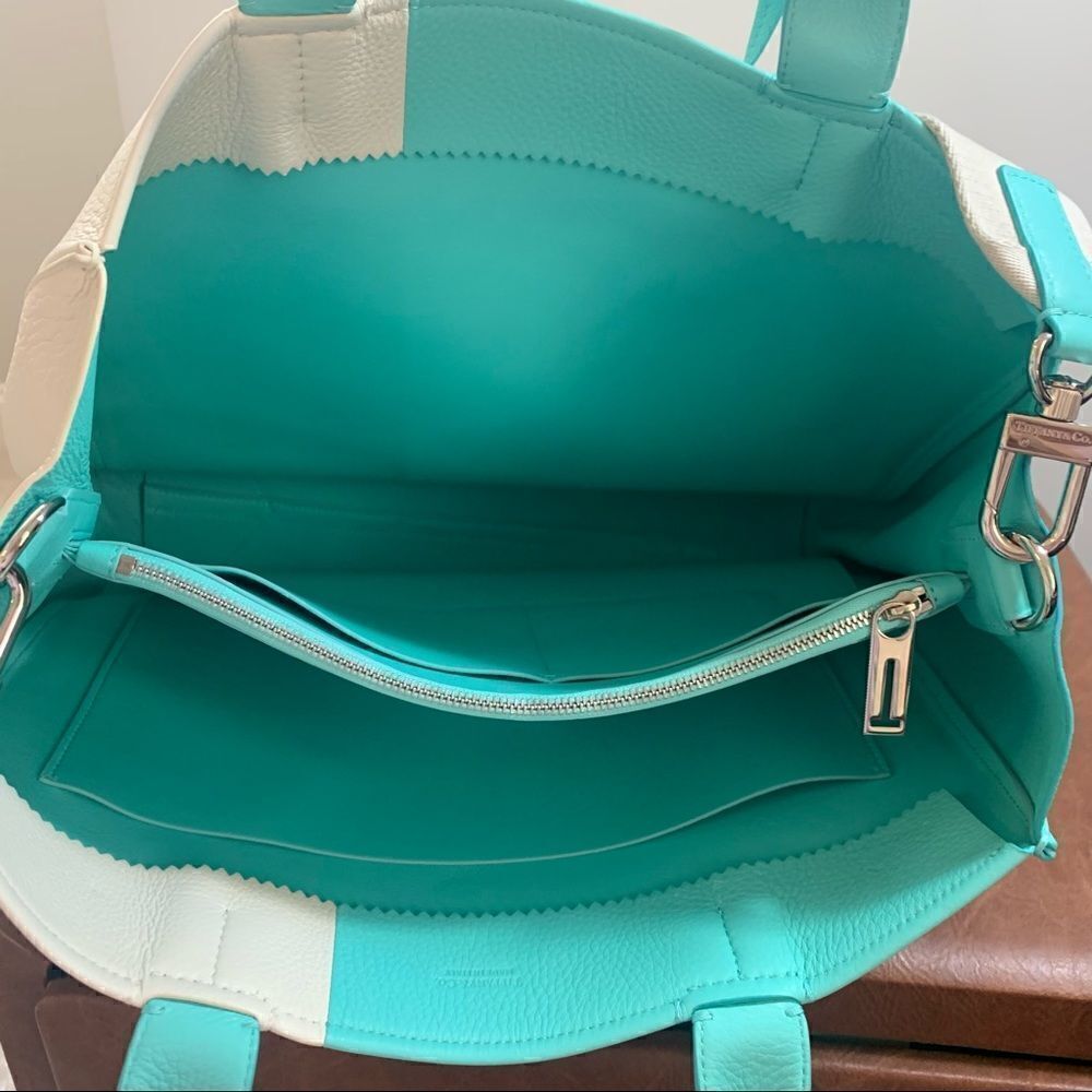 Tiffany Color Block Tote Bag - Picture 12 of 14